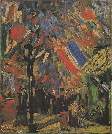 Vincent Van Gogh The 14th July in Paris oil painting image